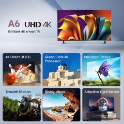 شاشة هايسنس  سمارت 50 بوصة Hisense  50″ 4K UHD VIDAA Smart Display