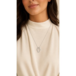 قلادة نسائيه من الفضة الايطاليه Women’s Italian Silver Necklace 925.