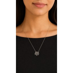 قلادة نسائيه من الفضة الايطاليه Women’s Italian Silver Necklace 925.