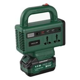 محطة طاقة جرين لايون Green Volt سعة 4000 مللي أمبير Green Lion Green Volt 4000mAh Power Station – Green