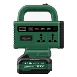 محطة طاقة جرين لايون Green Volt سعة 4000 مللي أمبير Green Lion Green Volt 4000mAh Power Station – Green