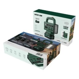 محطة طاقة جرين لايون Green Volt سعة 4000 مللي أمبير Green Lion Green Volt 4000mAh Power Station – Green
