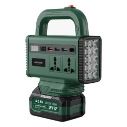 محطة طاقة جرين لايون Green Volt سعة 4000 مللي أمبير Green Lion Green Volt 4000mAh Power Station – Green
