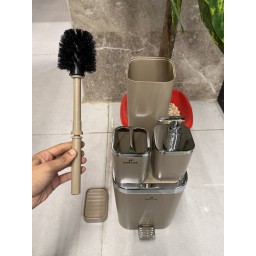 سيت حمام  بتصميم عصري ست قطع six-piece modern bathroom set