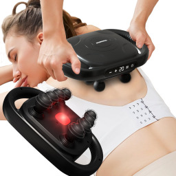 مسدس تدليك بورودو باور بلس 8 رؤوس Porodo Power Pulse 8-Head Massage Gun