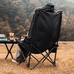 كرسي تخييم قابل للطي ترافكس من جرين لايون – أسود Green Lion Travix Folding Camping Chair – Black