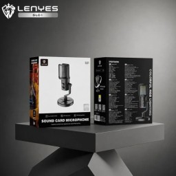 كارت صوت خارجي واستوديو بث مباشر لينيس SL01 Lenyes SL01 Live Sound Card / Audio Interface