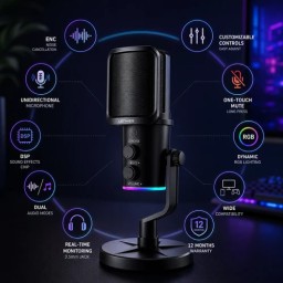 كارت صوت خارجي واستوديو بث مباشر لينيس SL01 Lenyes SL01 Live Sound Card / Audio Interface