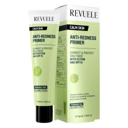 برايمر مضاد للاحمرار للوجه 40 مل REVUELE Anti-Redness Face Primer 40ml