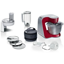 خلاط بوش عمودي 3.9L 1000W – أحمر وفضي Bosch MUM58720 Stand Mixer - 3.9L - 1000W - Red / Silver