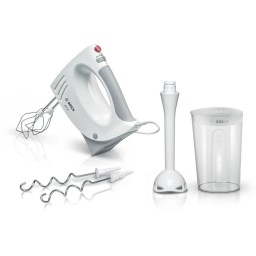خلاط يدوي بوش بقوة 450W – أبيض ورمادي فاتح Bosch MFQ3540 Handheld Mixer - 450W - White / Light Grey