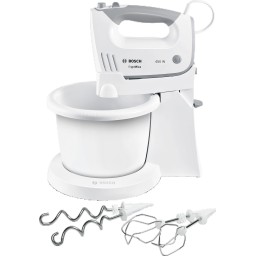 خلاط يدوي بوش بقوة 500W – أبيض ورمادي فاتح Bosch MFQ36460 Handheld Mixer - 500W - White / Light Grey