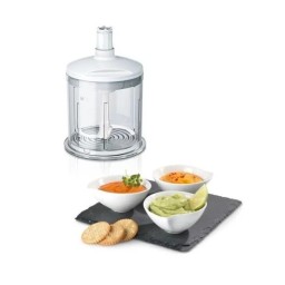 خلاط يدوي بوش بقوة 500W – أبيض وفضي لامع Bosch MFQ4080 Handheld Mixer - 500W - White / Glossy Silver