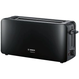 محمصة خبز بوش ComfortLine لشريحتين مع إيقاف تلقائي – أسود Bosch ComfortLine Toaster - 2-Slice - Auto-Off - Black