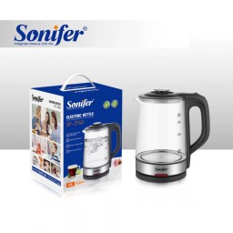 غلاية سونيفر الزجاجية الكهربائية Sonifer Electric Glass Kettle