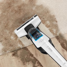 مكنسة كهربائية بوش لاسلكية سعة 0.9L بقوة 28V – أبيض Bosch BCH86SIL1 Cordless Vacuum Cleaner - 0.9L - 28V - White