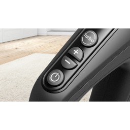 مكنسة كهربائية بوش برميلية بسعة 2.4L بقوة 550W – أبيض ثلجي وأسود Bosch BGS41HYG1 Corded Canister Vacuum Cleaner - 2.4L - 550W - Polar White and Black