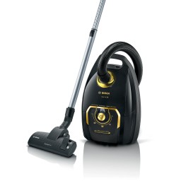 مكنسة كهربائية بوش 2200W بسعة 4.0L – أسود وذهبي Bosch BGL38GOLD Corded Canister Vacuum Cleaner - 2200W - 4.0L - Black and Gold