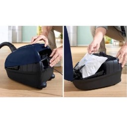 مكنسة كهربائية بوش 2000W بسعة 4.0L – أزرق كحلي غامق Bosch BGL38WBU3H Corded Canister Vacuum Cleaner - 2000W - 4.0L - Dark Navy Blue