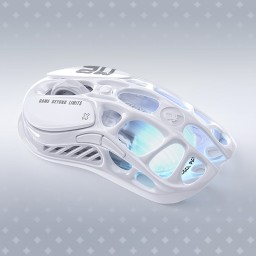 ماوس الألعاب اللاسلكي جرافاستار ميركوري M2 – أبيض أوبالين GRAVASTAR MERCURY M2  MOUSE – OPALINE WHITE
