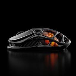 ماوس الألعاب اللاسلكي جرافاستار ميركوري M2 – أسود ستيلث GRAVASTAR MERCURY M2 – STEALTH BLACK