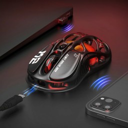 ماوس الألعاب اللاسلكي جرافاستار ميركوري M2 – أسود ستيلث GRAVASTAR MERCURY M2 – STEALTH BLACK