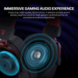 سماعة ألعاب لاسلكية فانميك WHG02P باللون الأزرق (Fantech Strike WHG02P) Fantech WHG02P Wireless Gaming Headset - Blue