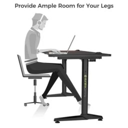 طاولة ألعاب يوريكا إيرغونوميكس موديل (Eureka Ergonomic GIP-P47B-V1) Eureka Ergonomic GIP-P47B-V1 Gaming Desk