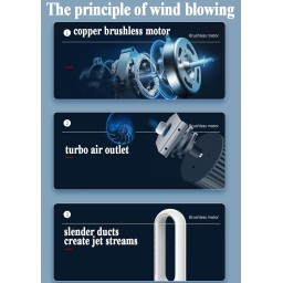مروحة برجية بدون شفرات Bladeless Tower Fan