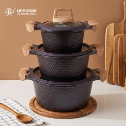 سيت قدر لايف سمايل 3 قطع Life smile Pots set 3 pieces