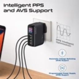 شاحن جداري فائق القوة بتقنية GaNFast بقدرة 165 واط 165W Ultra Powerful GaNFast Wall Charger