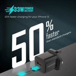محول شحن GaNFast™ بقدرة 33 واط بتقنية توصيل الطاقة GaNFast™ 33W Power Delivery Charging Adapter