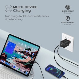 محول شحن GaNFast™ بقدرة 33 واط بتقنية توصيل الطاقة GaNFast™ 33W Power Delivery Charging Adapter