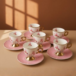 سيت فنجان قهوة 6 قطع Ceramic Coffee Cup 6 piece