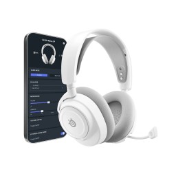 سماعة الألعاب اللاسلكية ستيل سيريز أركتيس نوفا 7 بي (الجيل الثاني) - اللون الأبيض SteelSeries Arctis Nova 7P Gen 2 Wireless Gaming Headset - White