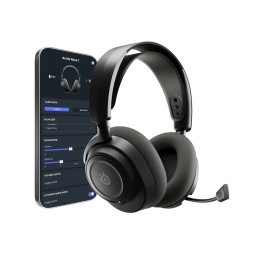 SteelSeries Arctis Nova 7 Wireless Gaming Headset - Black سماعة الألعاب اللاسلكية ستيل سيريز أركتيس نوفا 7 - اللون الأسود