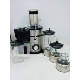 محضر الطعام والعصارة  4 في 1 من باناسونيك Panasonic Stainless Steel 4-in-1