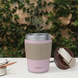 كوب حراري "ليبريسو مورنينج سكيب" ستانلس ستيل 316L خيارين للشرب سعة 350ml Lepresso Morningscape Dual Sip Thermal Tumbler Mug 350mL (316L Stainless Steel)