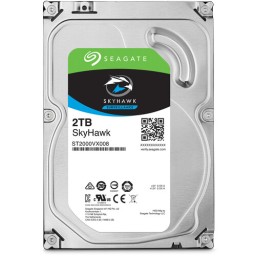 ذاكرة تخزين Seagate SkyHawk 3.5” 2TB HDD 160 MB/s Seagate SkyHawk 3.5” 2TB HDD 160 MB/s