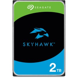 ذاكرة تخزين Seagate SkyHawk 3.5” 2TB HDD 160 MB/s Seagate SkyHawk 3.5” 2TB HDD 160 MB/s