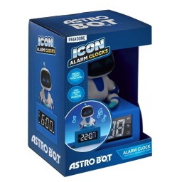 ساعة منبه رقمية تفاعلية أسترو بوت مع إضاءة ليلية من بالادون Paladone Astro Bot Icon Alarm Clock with Night Light