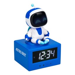 ساعة منبه رقمية تفاعلية أسترو بوت مع إضاءة ليلية من بالادون Paladone Astro Bot Icon Alarm Clock with Night Light