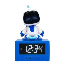 ساعة منبه رقمية تفاعلية أسترو بوت مع إضاءة ليلية من بالادون Paladone Astro Bot Icon Alarm Clock with Night Light