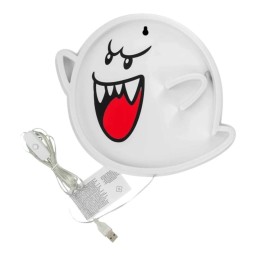 مصباح نيون جداري ليد شبح بو من سلسلة سوبر ماريو Super Mario Boo LED Neon Wall Light