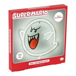 مصباح نيون جداري ليد شبح بو من سلسلة سوبر ماريو Super Mario Boo LED Neon Wall Light
