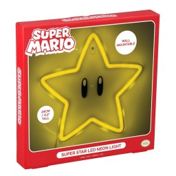 مصباح نيون جداري ليد سوبر ماريو النجمة الخارقة Super Mario Super Star LED Neon Wall Light