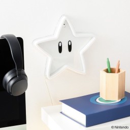 مصباح نيون جداري ليد سوبر ماريو النجمة الخارقة Super Mario Super Star LED Neon Wall Light
