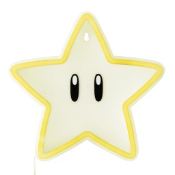 مصباح نيون جداري ليد سوبر ماريو النجمة الخارقة Super Mario Super Star LED Neon Wall Light