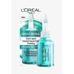 سيروم لوريال باريس برايت ريفيل لتقشير البشرة وتفتيح البقع الداكنة L'Oréal Paris Bright Reveal Dark Spot Exfoliant Pee