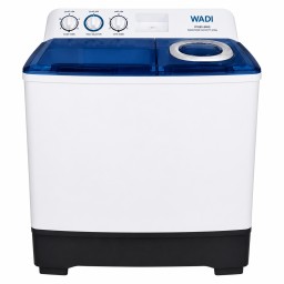 غسالة وادي حوضين 10kg كيلو دبل ماطور نحاس WADI 10KG Twin Tub Washing Machine